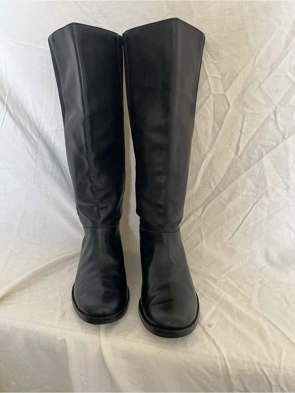 Cole Haan Black Leather Knee-High Boots
